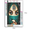Mysterious lady | Full Round Diamond Painting Kits