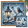 (Multi-Style) Bird And Lamp-11CT Stamped Cross Stitch 50*50cm/19.69*19.69in