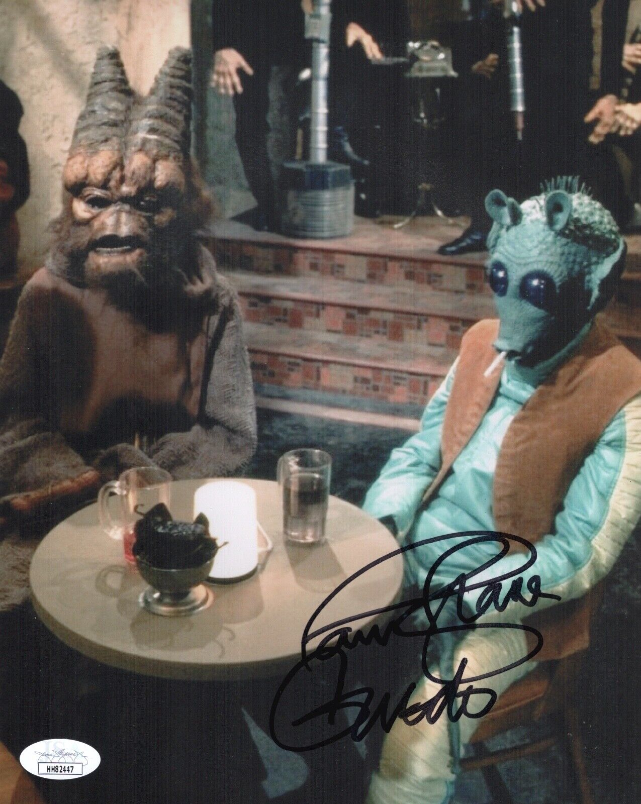 PAUL BLAKE Signed 8x10 STAR WARS Greedo Photo Poster painting IN PERSON Autograph JSA COA Cert