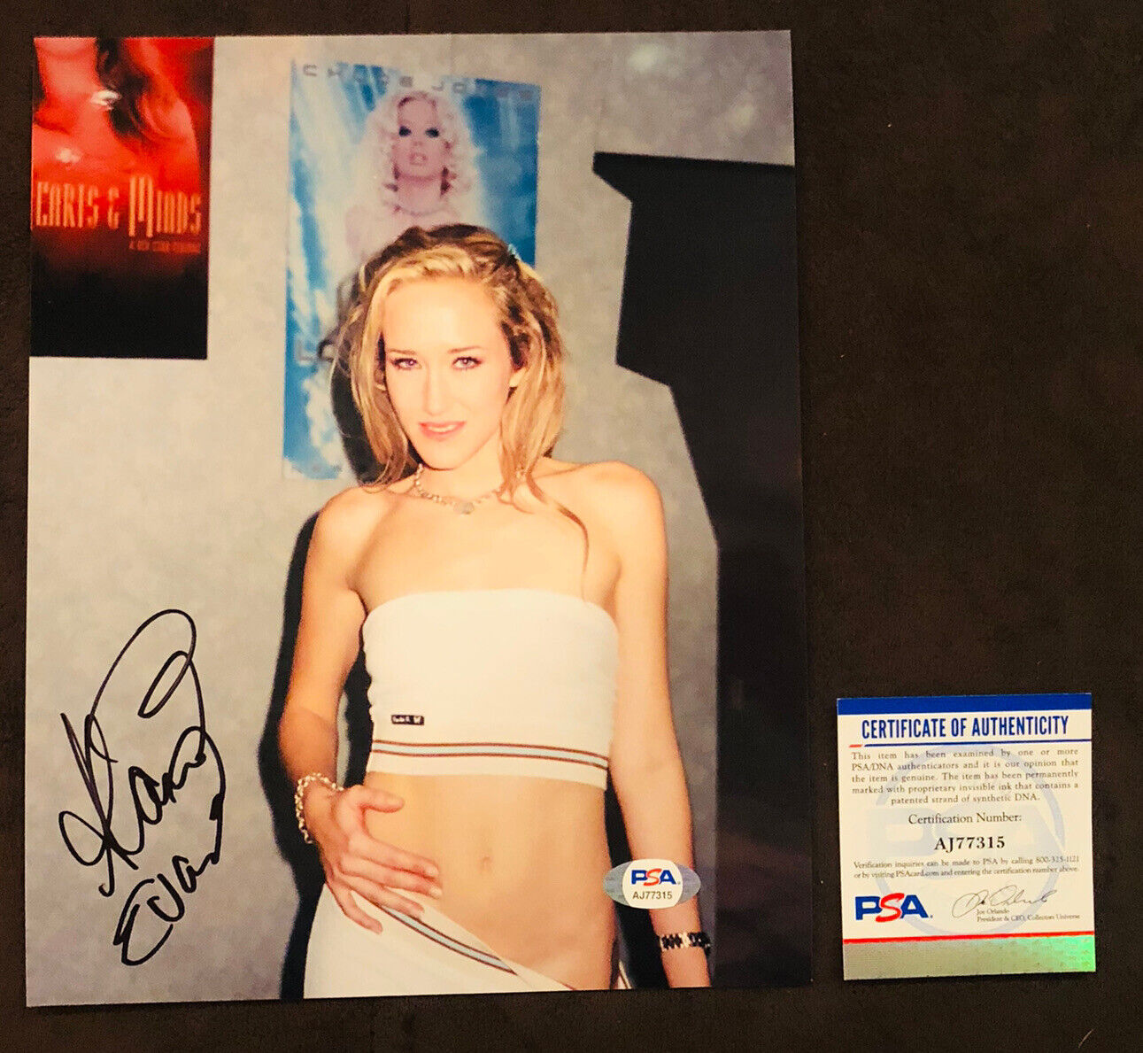 Alana Evans Adult STAR SIGNED 8X10 Photo Poster painting AUTOGRAPH Sexy Penthouse Playboy PSA