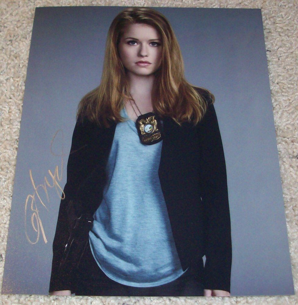 GENEVIEVE ANGELSON SIGNED AUTOGRAPH BACKSTROM 8x10 Photo Poster painting w/PROOF