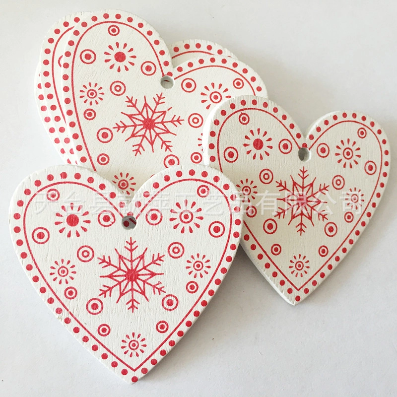 Factory Direct Crafts Creative Wooden Christmas Gift Interior Decorations Home Pendant DIY Accessories