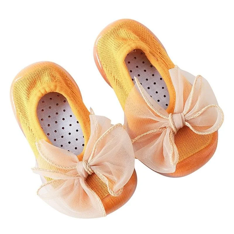Toddler Baby Girls Sock Shoes Kids Rabbit Soft Sole Rubber Shoes for girl boys Socks Slipper Infant Baby Soft Anti-slip Shoes