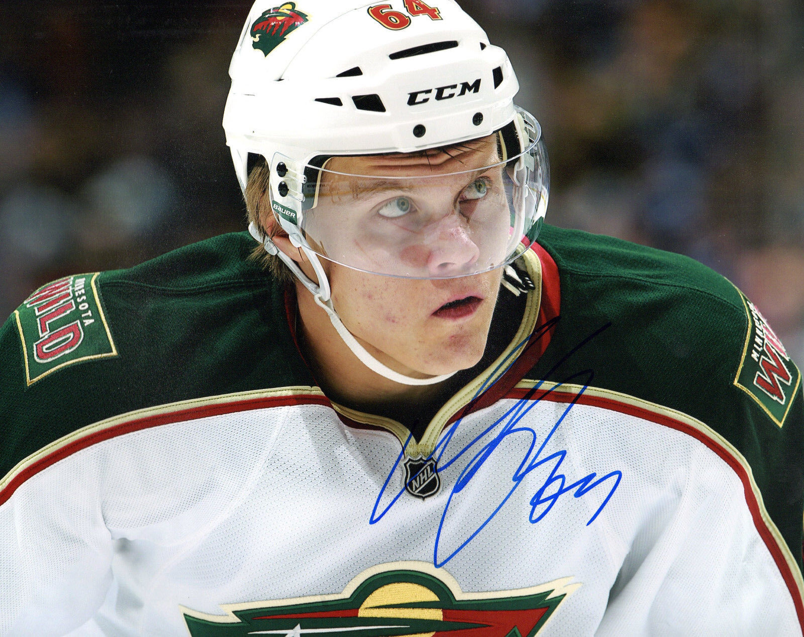 GFA Minnesota Wild * MIKAEL GRANLUND * Signed 8x10 Photo Poster painting M10 COA