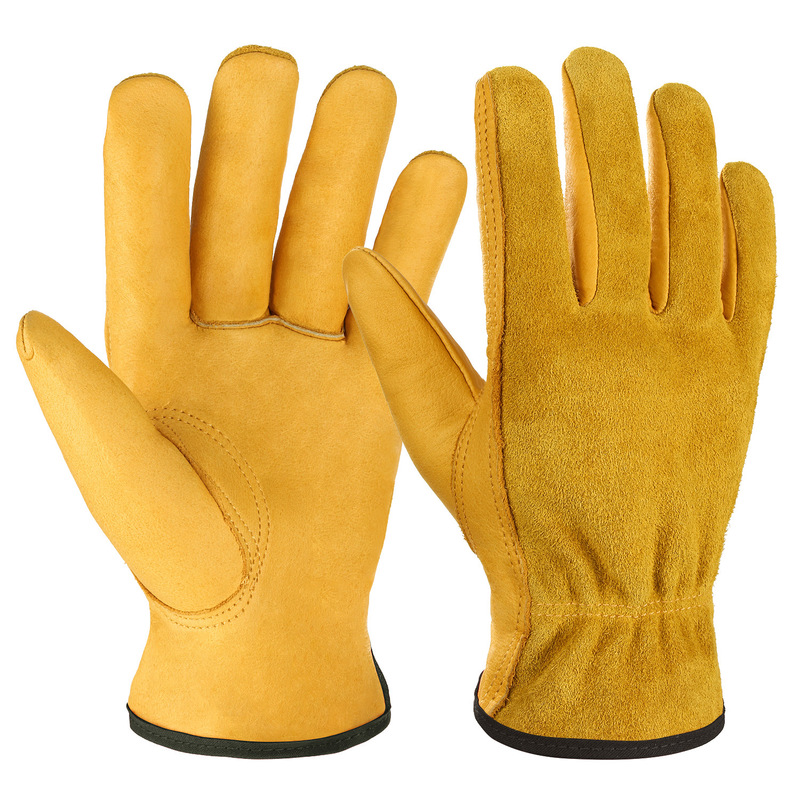 

Durable Household Cowhide Garden Gloves Hands Protection Gloves, 501 Original