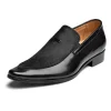 Handmade Mens Dress Shoes For Wedding-Leather Sole
