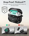 Suitable For AirPods Earphone Protective Cover Safety Lock Earphone Shell With Hook Full Package Anti-Fall Shock Absorption Dustproof
