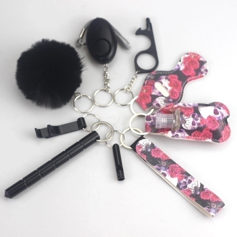 Original Design Self-defense Sunflower Self-defense Self-defense Metal Bag Pendant Self-defense Keychain