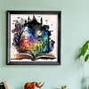 (Stamped/Counted) Magic Book - 11CT Cross Stitch 50*50cm/19.69*19.69in