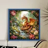 Dragon In Forest-14CT Stamped Cross Stitch 50*50cm/19.69*19.69in tapestrymarket