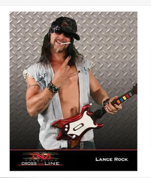 TNA LANCE ROCK OFFICIAL LICENSED 8X10 WRESTLING PROMO Photo Poster painting