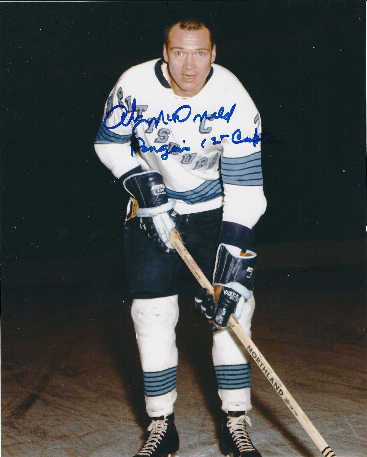 Signed 8x10 AB MCDONALD 1st Captain