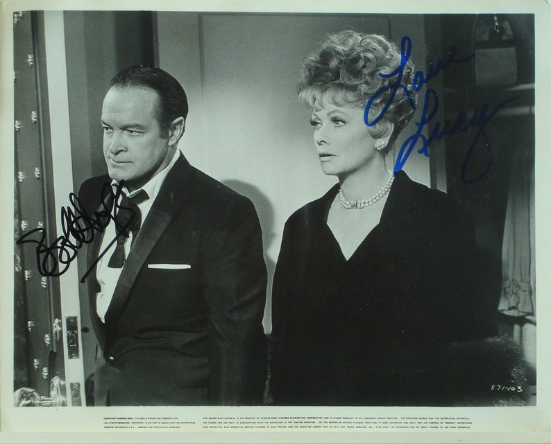 LUCILLE BALL And Bob HOPE Signed Photo Poster painting The Facts Of Life wcoa