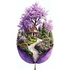 Landscape Leaf Silhouette-11CT Stamped Cross Stitch 40*70cm(Big Size) tapestrymarket