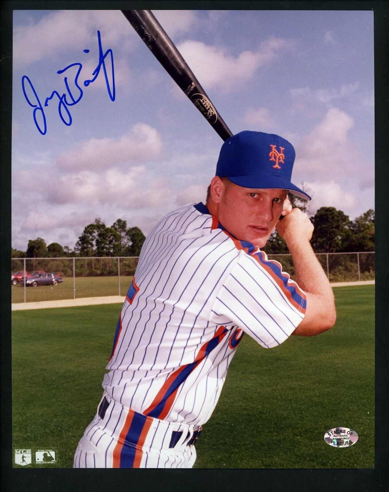 Jeromy Burnitz Signed Autographed 8 x 10 Photo Poster painting with COA New York Mets