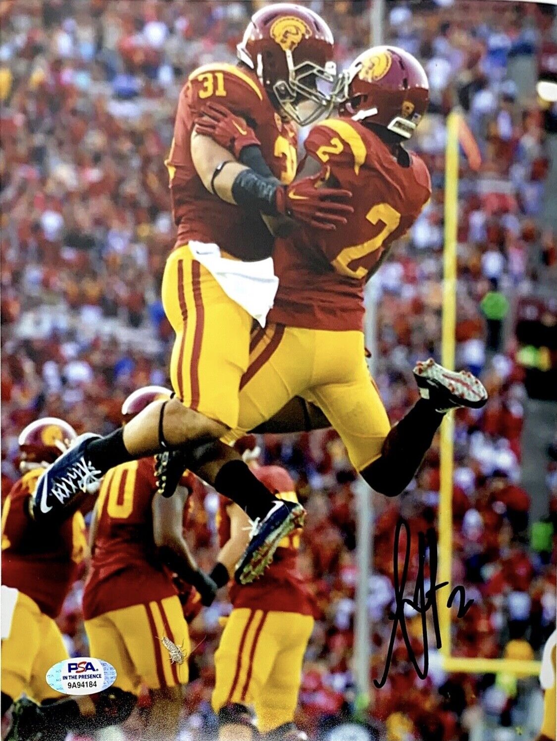 Adoree' Jackson Signed 8x10 Photo Poster painting USC Trojans PSA 9A94184