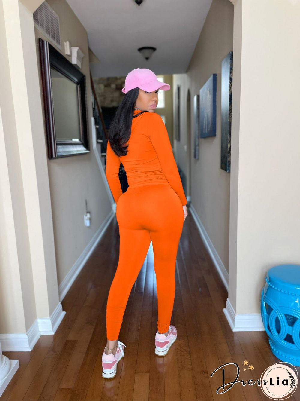 Zipper Hooded Sweatshirts Pants Joggers 2 Piece Suit