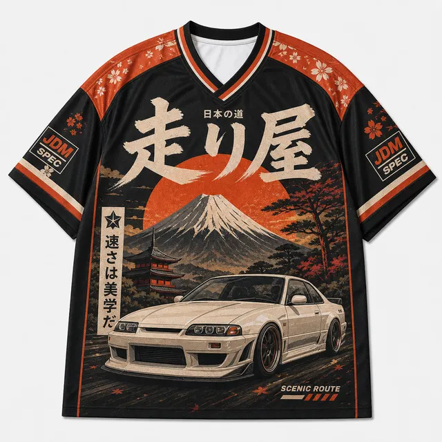 Techwear JDM Racing 003 SINGLE V1 Short Sleeve Jersey