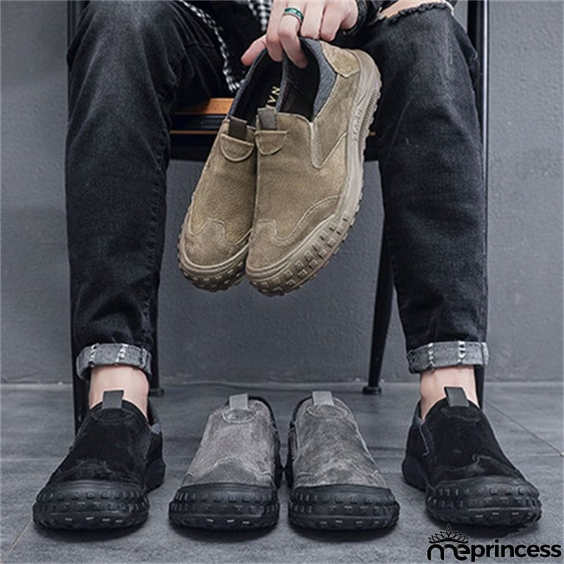 Outdoor Climbing Soft Sole Wear Resistant Loafers for Men