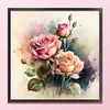 Flowers-11CT Stamped Cross Stitch 40*40cm/15.75*15.75in