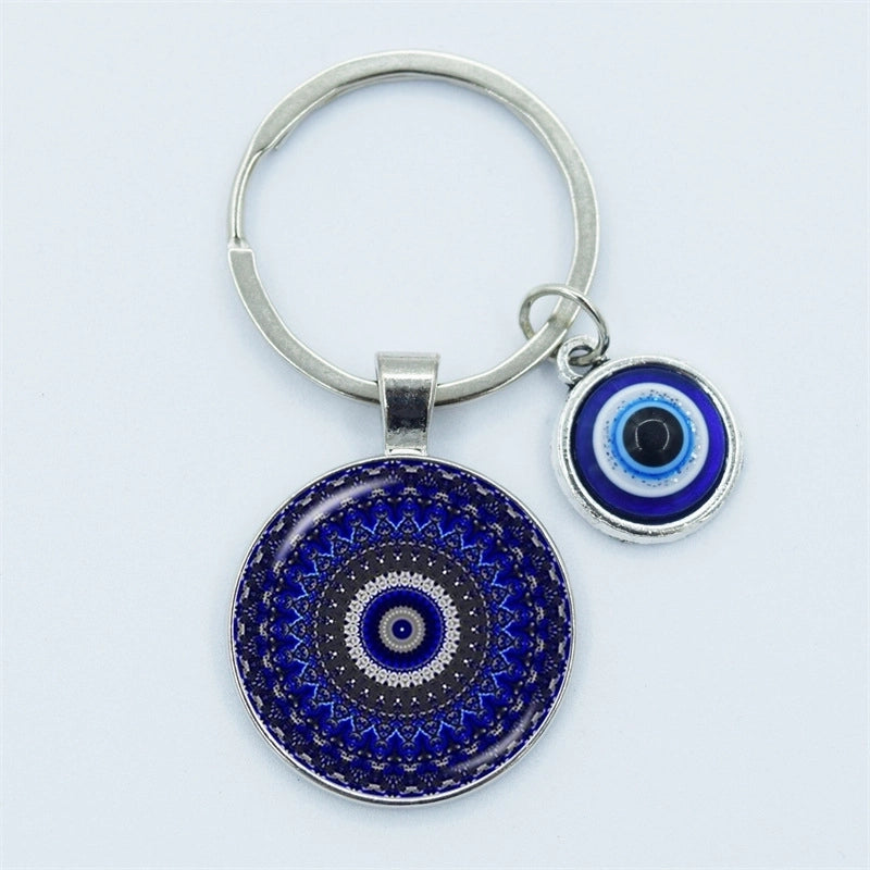 Vintage Style Minimalist Devil’s Eye Zinc Alloy Unisex Bag Pendant Keychain
