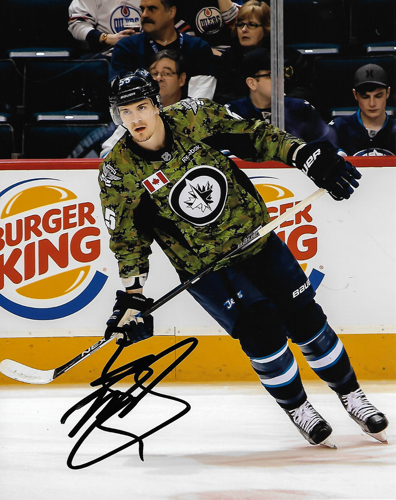 Winnipeg Jets Mark Scheifele Signed Autographed 8x10 NHL Photo Poster painting COA D