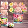  5D DIY Special Shape Diamond Painting Desk Ornament Easter Egg Bunny Gnome Decor Kit