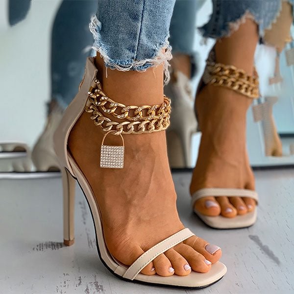 Chain Feminine Sandals