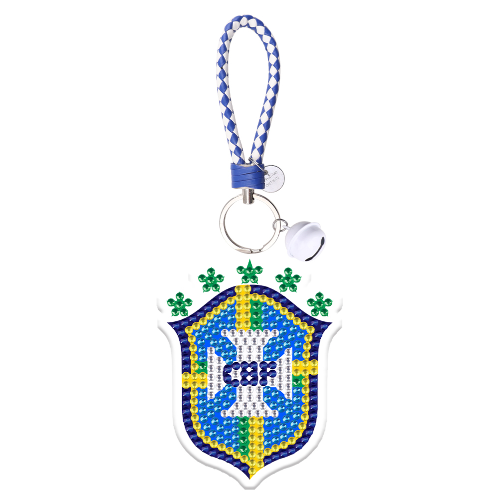 

1PCS Football Royal Belgian - 5D DIY Craft Keychain, 501 Original