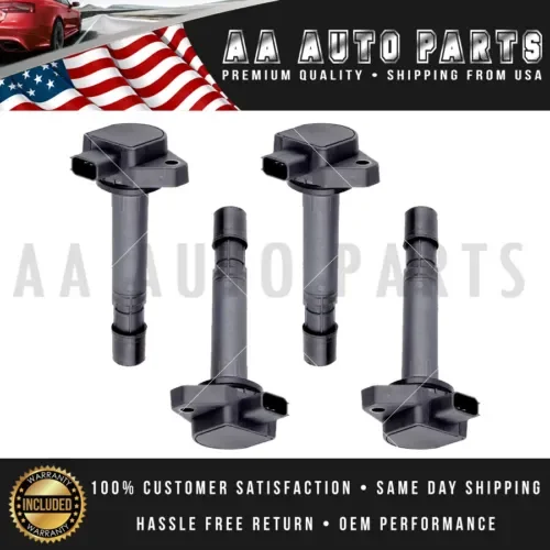 Dronehint Set of 4 Ignition Coil For Acura MDX Honda Civic Pilot Ridgeline Saturn UF400 (For: Acura) Parts