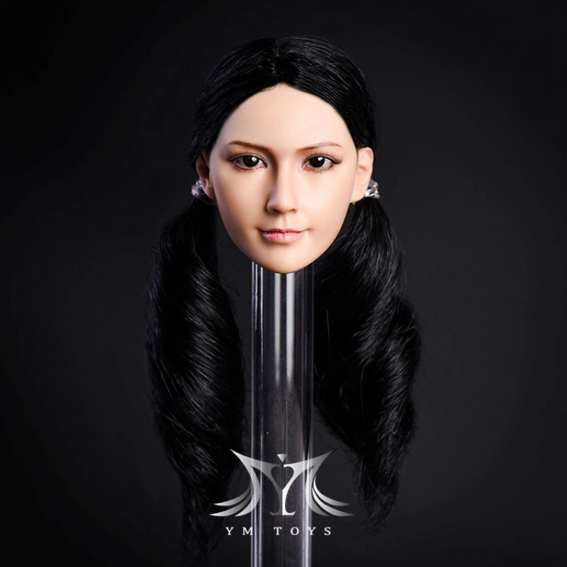 YMTOYS YMT10 1/6th Scale Asian Female Head Sculpt Cute Girl DIE Butterfly Head for 12" Collectible Action Figure DIY-aliexpress