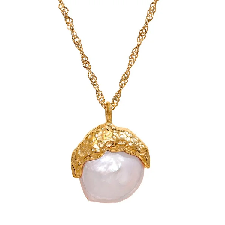 Natural Baroque Pearls Pendant Necklace
