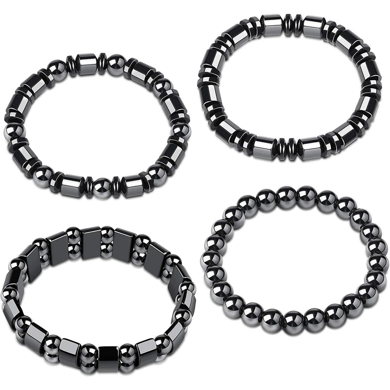 Minimalist Ball Haematite Bracelets