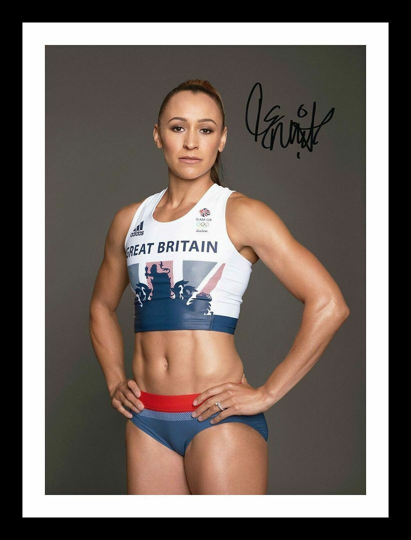 Jessica Ennis Autograph Signed & Framed Photo Poster painting