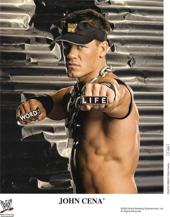 WWE JOHN CENA P-1029 OFFICIAL LICENSED 8X10 PROMO Photo Poster painting ORIGINAL