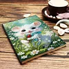 2 St&uuml;ck 50-seitiges A5 Katze und Maus Diamond Painting Notizbuch f&uuml;r Erwachsene Urlaubsgeschenk