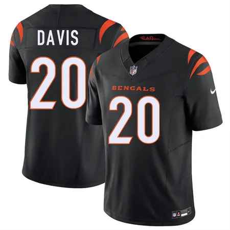 Youth Cincinnati Bengals #20 Tacario Davis Black 2026 NFL Draft Vapor F.U.S.E. Limited Jersey