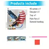 Kits de peinture en diamant partiel en forme d&rsquo;aigle en forme sp&eacute;ciale de 5d DIY pour adultes d&eacute;butants d&eacute;coration int&eacute;rieure peintures de diamants 11,81 x 11,81 pouces