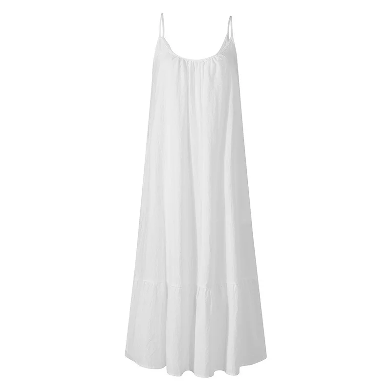Summer Sleeveless Solid Mini Dress | IFYHOME