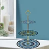 3 Tier Acrylic Mandala 5D DIY Diamond Painting Serving Tray for Countertop Decor