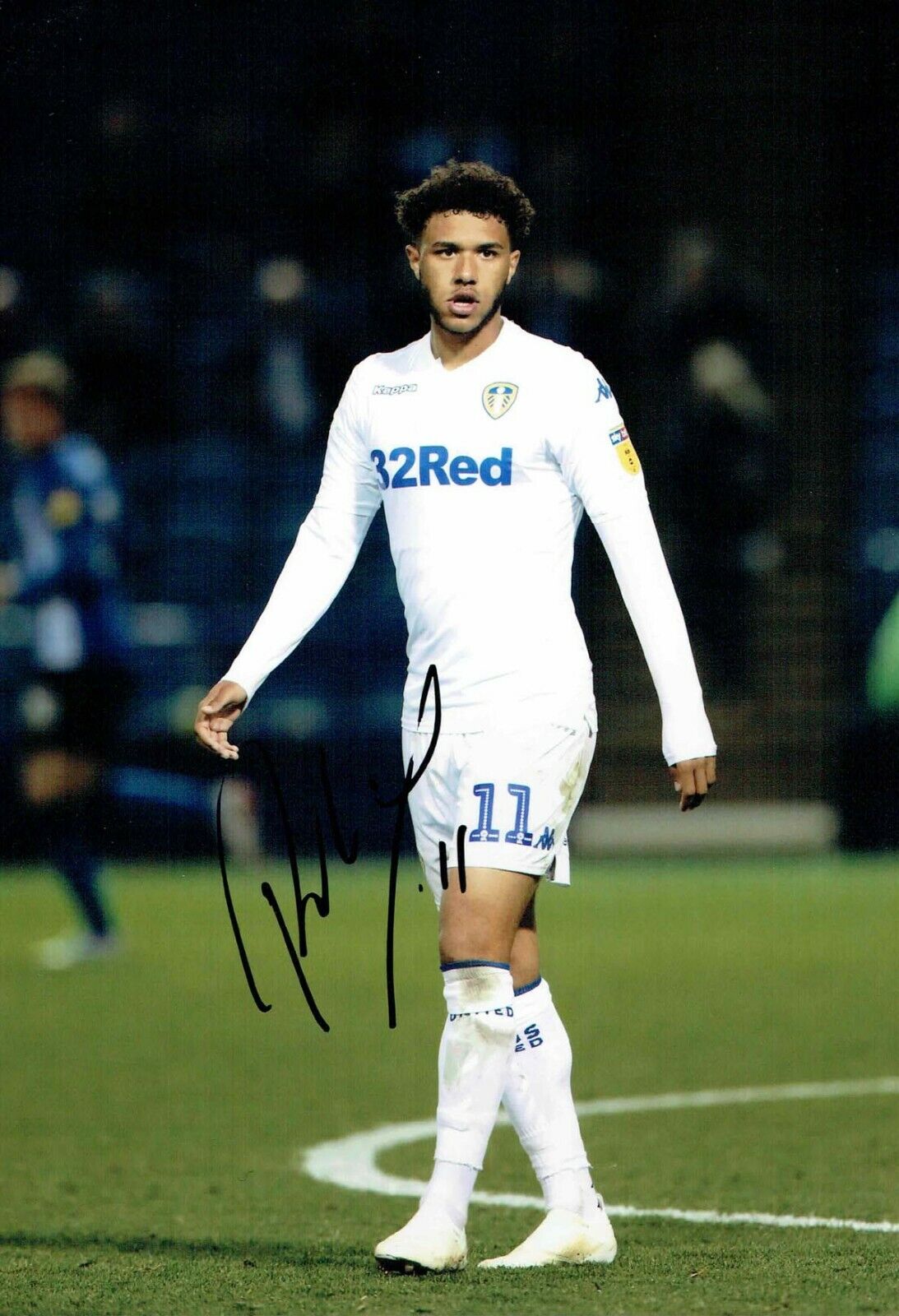 Tyler ROBERTS Leeds United Signed Autograph 12x8 Photo Poster painting 1 AFTAL COA LUFC