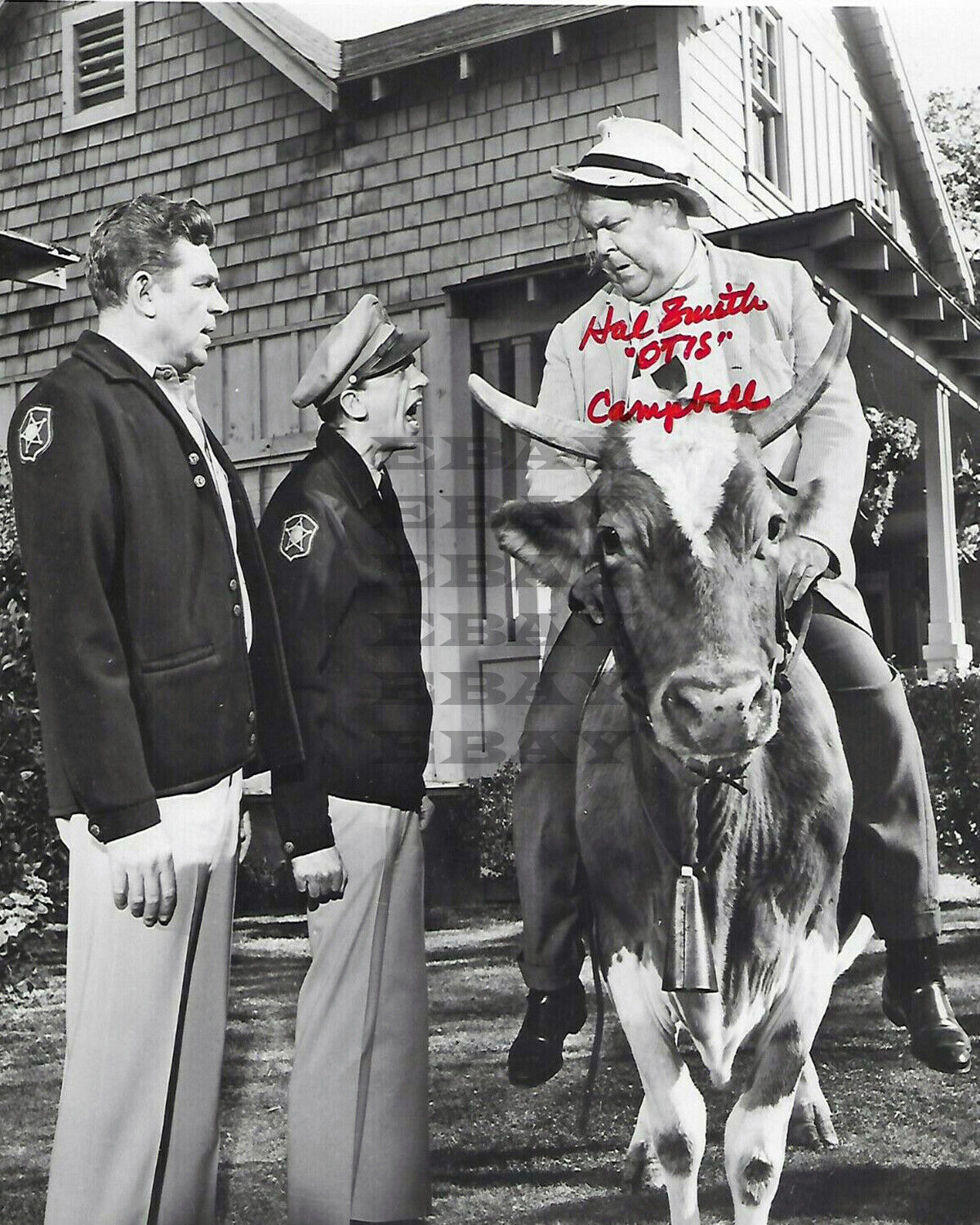 HAL SMITH OTIS of ANDY GRIFFITH SHOW Autographed Signed 8x10 Photo Poster painting Reprint