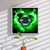 Fußball Borussia Mönchengladbach - Rundbohrer Diamond Painting - 40*40CM