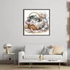 Sleeping Cat-11CT Stamped Cross Stitch 40*40cm/15.75*15.75in