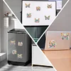 (US Local)6Pcs Flower Butterfly Diamond Painting Art Fridge Magnet for Fridge Whiteboards