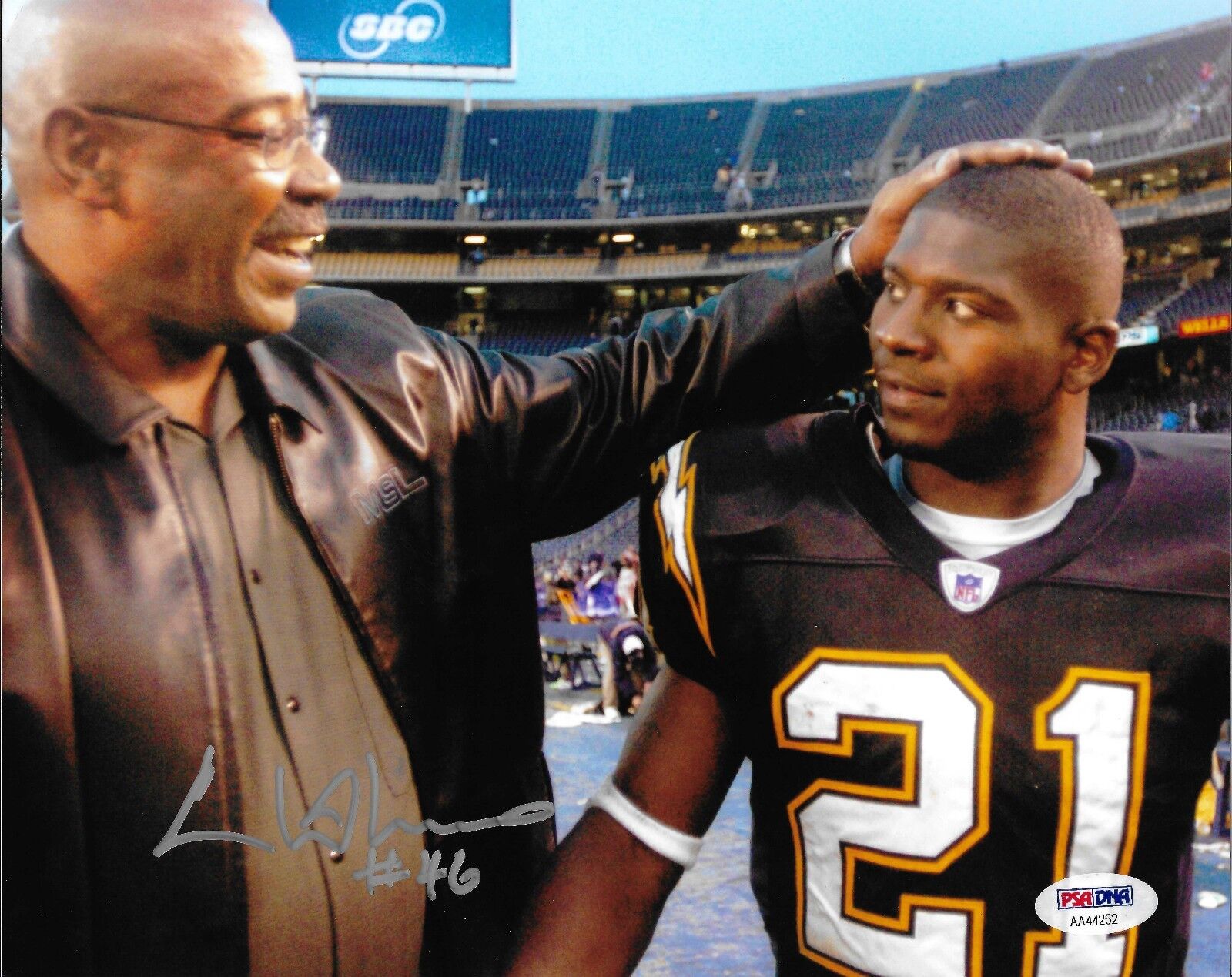 Chuck Muncie Signed Chargers 8x10 Photo Poster painting PSA/DNA COA Picture LaDainian Tomlinson