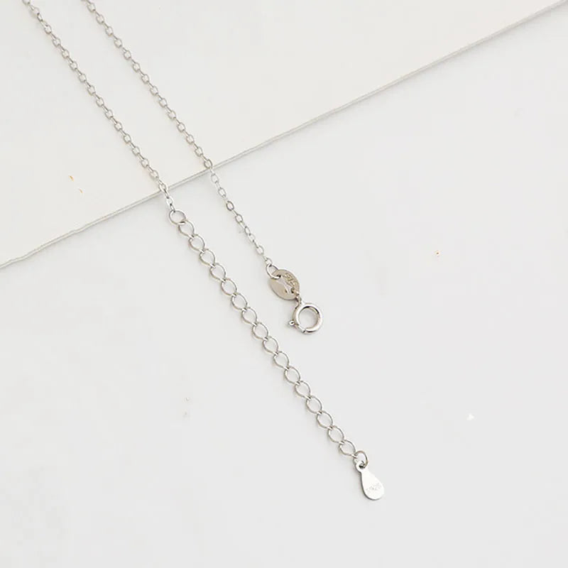 1 Piece 925 Sterling Silver 18K Gold Plated Rose Gold Plated White Gold Plated Cable Chain Thick 1mm 40cm 5.5cm Long