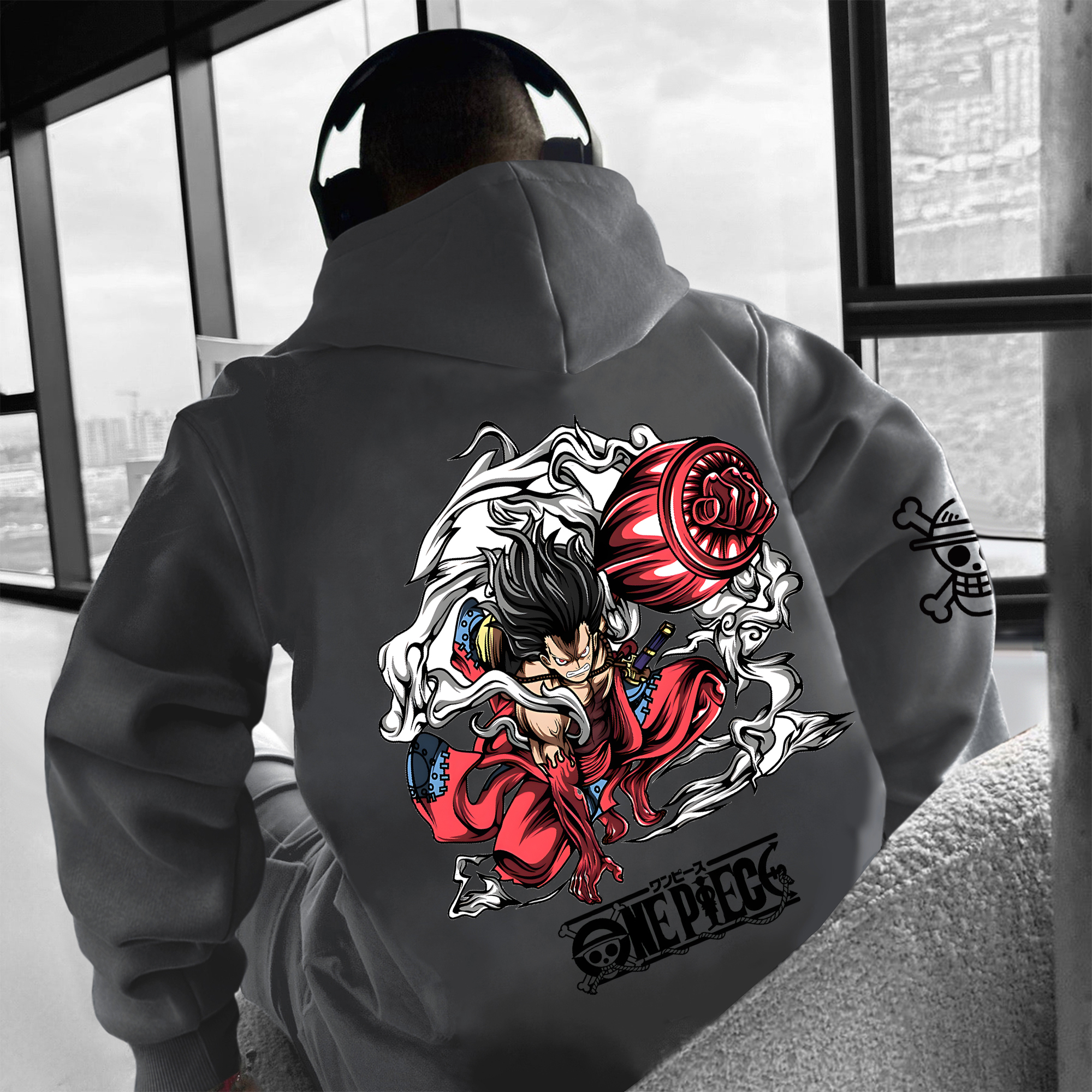  Stylish Hoodie with Unique Graphic Design for Casual Wear