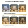 Crystal Table Lamp Cordless Desk Lamp Dimmable Sleeping Light for Restaurant Bar