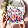 uk.everydayedeals 6Pcs DIY Diamond Painting Greeting Card - Flowers